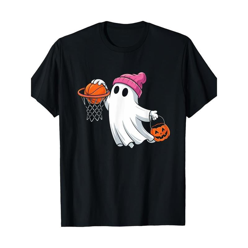 Ghost Play Basketball Halloween Costume 100% Cotton Made USA T-Shirts, Hoodie, Sweatshirt - T-Shirt, Sweatshirt, Hoodie