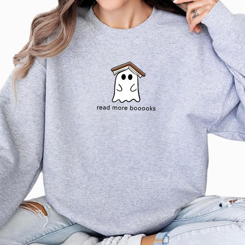 Ghost Reading Comfort Read More Booooks Shirt Fall Book Shirt Book Lover Spooky Season Ghost Book Lover Shirt Bookworm Shirt Bookish Shirt Boo Reading Book Funny Book Lover Top T-Shirts, Hoodie, Sweatshirt - T-Shirt, Sweatshirt, Hoodie
