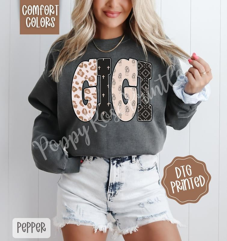Gi Gi Tiger Comfort Colors T-Shirts, Hoodie, Sweatshirt - T-Shirt, Sweatshirt, Hoodie