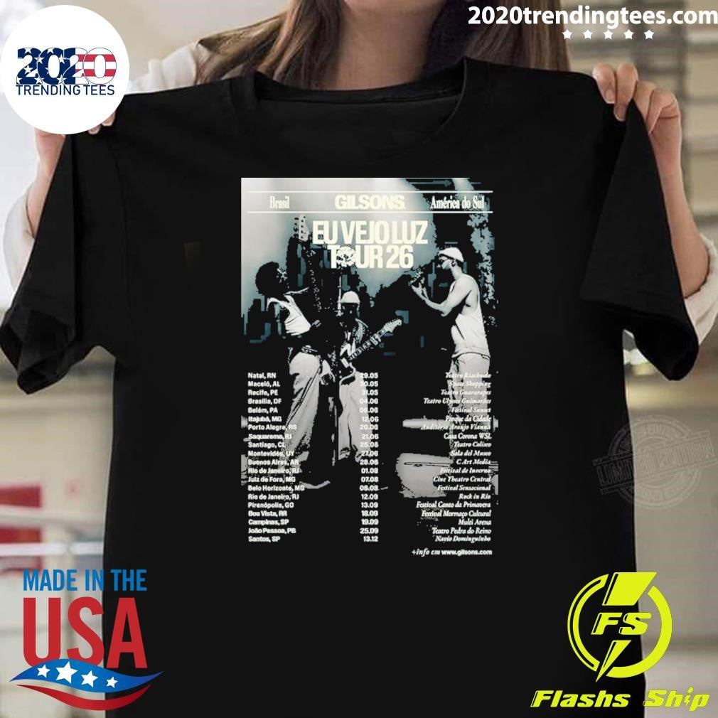 Gilsons World Tour 2026 Poster Shirt Unisex T-shirt, Sweatshirt, Hoodie, Long Sleeve Tee - T-Shirt, Sweatshirt, Hoodie
