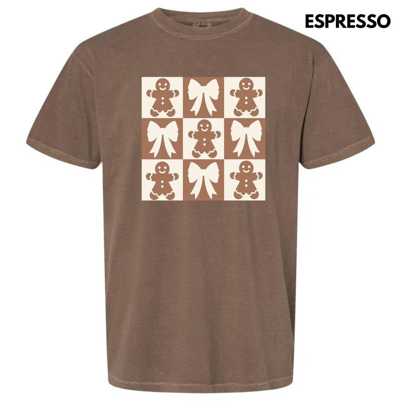 Gingerbread Checkerboard Comfort Colors 'NLB' T-Shirts, Hoodie, Sweatshirt - T-Shirt, Sweatshirt, Hoodie