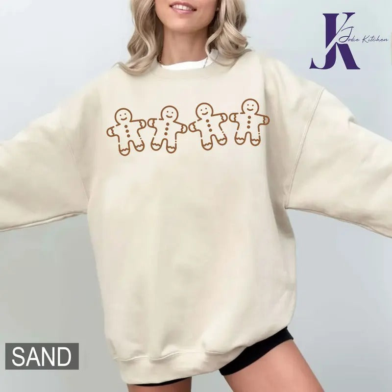Gingerbread Comfort Color Shirt Cute Merry Gingerbread Man Winter Baker Top T-Shirts, Hoodie, Sweatshirt - T-Shirt, Sweatshirt, Hoodie