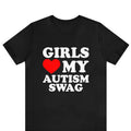 Love My Autism Swag Shirt Funny Autistic Boy Awareness Idea Heart My Autistic Swag Love My Autism Swag Cotton T-Shirts, Hoodie, Sweatshirt - T-Shirt, Sweatshirt, Hoodie