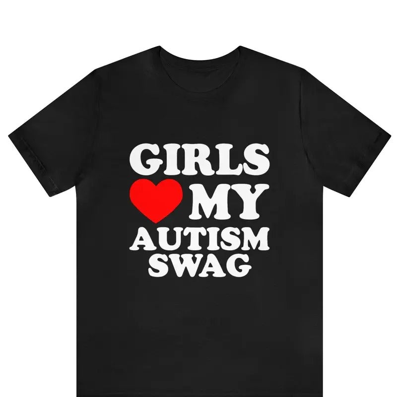 Love My Autism Swag Shirt Funny Autistic Boy Awareness Idea Heart My Autistic Swag Love My Autism Swag Cotton T-Shirts, Hoodie, Sweatshirt - T-Shirt, Sweatshirt, Hoodie