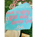 Girly Who Loves God Lagoon Blue Comfort Colors Shirt T-Shirts, Hoodie, Sweatshirt - T-Shirt, Sweatshirt, Hoodie