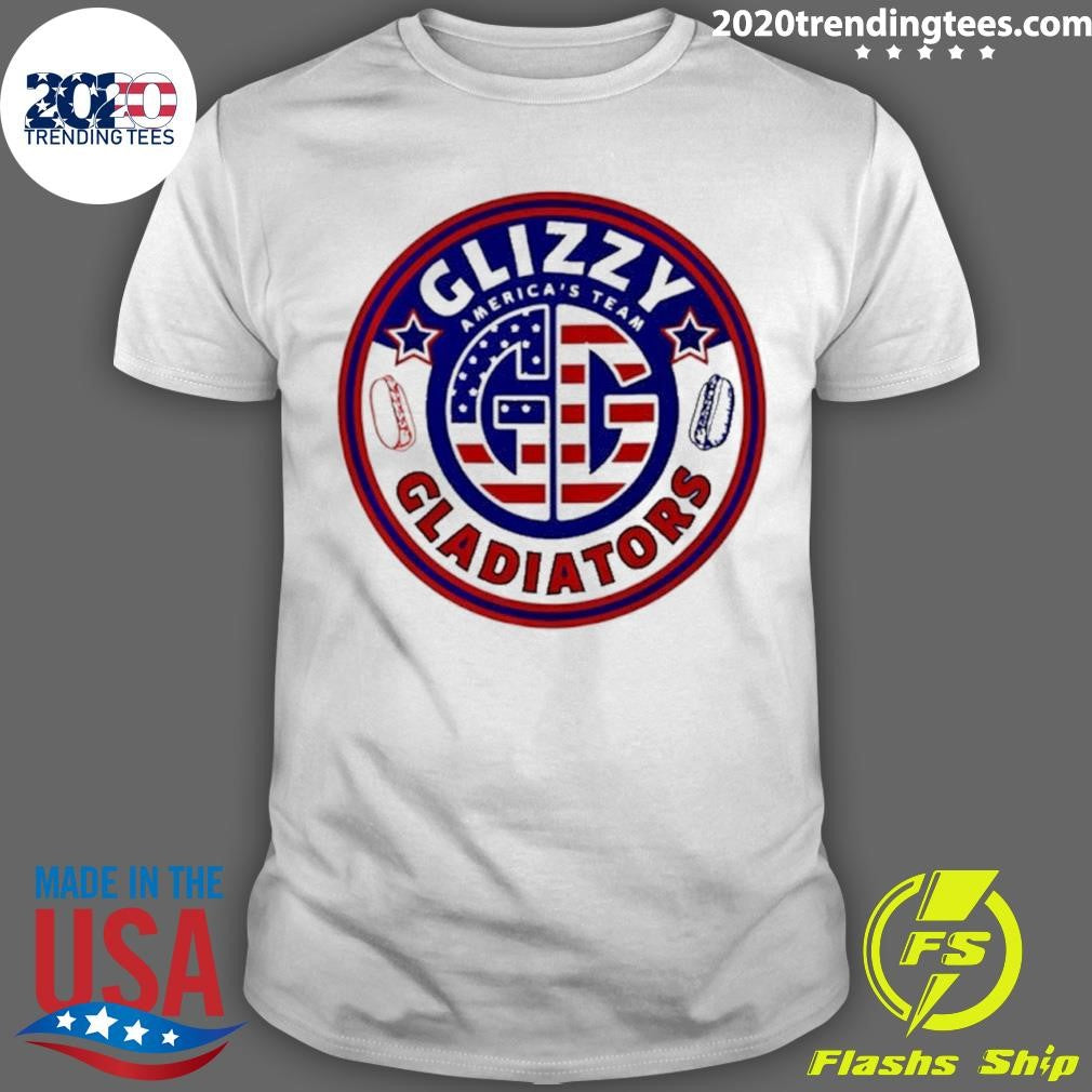 Glizzy Gladiators America Team Shirt Unisex T-shirt, Sweatshirt, Hoodie, Long Sleeve Tee - T-Shirt, Sweatshirt, Hoodie