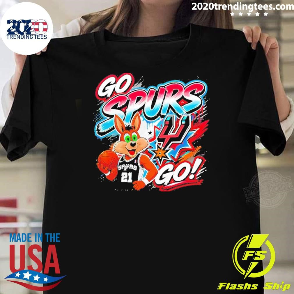 Go Spurs Go Graffiti Shirt Unisex T-shirt, Sweatshirt, Hoodie, Long Sleeve Tee - T-Shirt, Sweatshirt, Hoodie