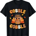 Gobble Turkey Day Happy Thanksgiving Girl Boy T-Shirts, Hoodie, Sweatshirt - T-Shirt, Sweatshirt, Hoodie