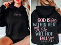 God Is Within Her She Will Not Fall Coquette Christian Shirt Jesus Christian Shirt Christian Bible Verse Girly T-Shirts, Hoodie, Sweatshirt - T-Shirt, Sweatshirt, Hoodie