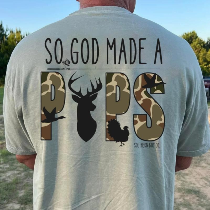 God Made Pops Shirt Short Sleeve Faith Based Fathers Christian Dad 4FX8W T-Shirts, Hoodie, Sweatshirt - T-Shirt, Sweatshirt, Hoodie