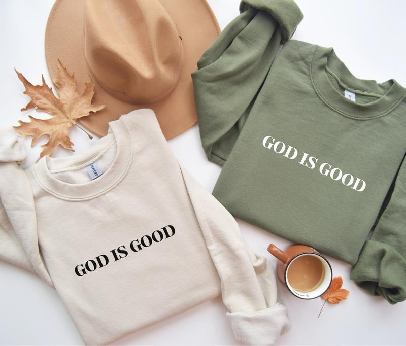 God Is Good Inspirational Religious God God Collar Fabric T-Shirts, Hoodie, Sweatshirt - T-Shirt, Sweatshirt, Hoodie