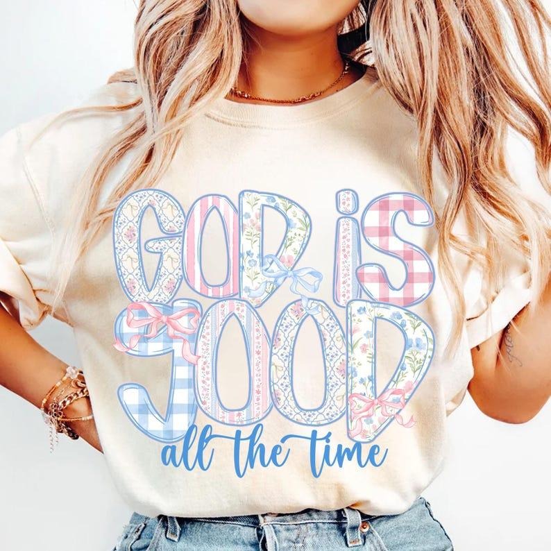 God Is Good Spirit Religious Grandmillennial Jesus Jesus Christian Shirt T-Shirts, Hoodie, Sweatshirt - T-Shirt, Sweatshirt, Hoodie