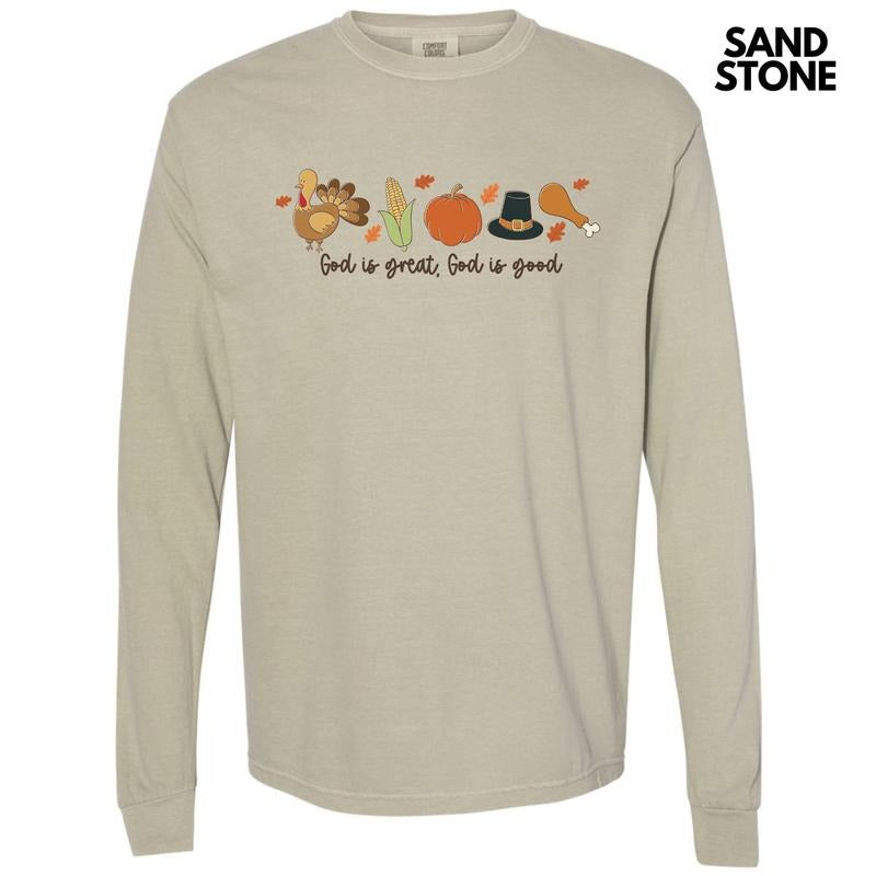 God Is Great Long Sleeve Comfort Colors 'NLB' T-Shirts, Hoodie, Sweatshirt - T-Shirt, Sweatshirt, Hoodie
