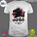 Godzilla Minus Zero Japan Flag Style Art A New Threat is Looming Shirt Unisex T-shirt, Sweatshirt, Hoodie, Long Sleeve Tee - T-Shirt, Sweatshirt, Hoodie