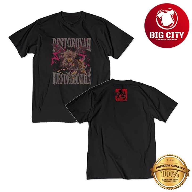 Godzilla Vs. Destoroyah 30Th Anniversary Scene Illustration Special Two Sided Shirt Unisex T-shirt, Sweatshirt, Hoodie, Long Sleeve Tee - T-Shirt, Sweatshirt, Hoodie