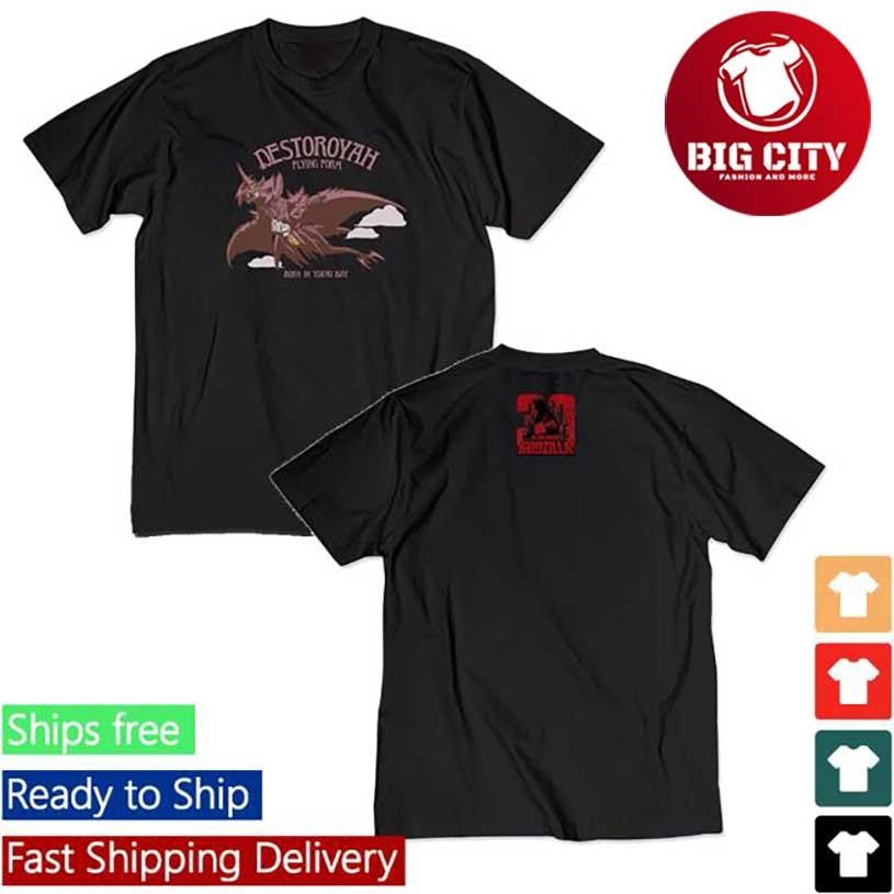 Official Godzilla Vs. Destoroyah 30Th Anniversary Scene Illustration Two Sided Shirt Unisex T-shirt, Sweatshirt, Hoodie, Long Sleeve Tee - T-Shirt, Sweatshirt, Hoodie