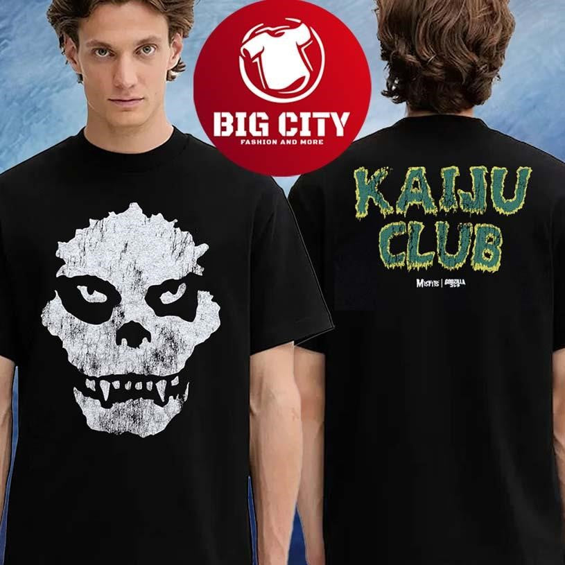 Official Godzilla X Misfits Fiend Kaiju Club Two Sided Shirt Unisex T-shirt, Sweatshirt, Hoodie, Long Sleeve Tee - T-Shirt, Sweatshirt, Hoodie
