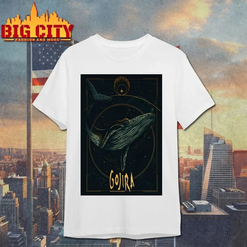 Gojira In Lille France On Nov 28 2025 Poster shirt Unisex T-shirt, Sweatshirt, Hoodie, Long Sleeve Tee - T-Shirt, Sweatshirt, Hoodie
