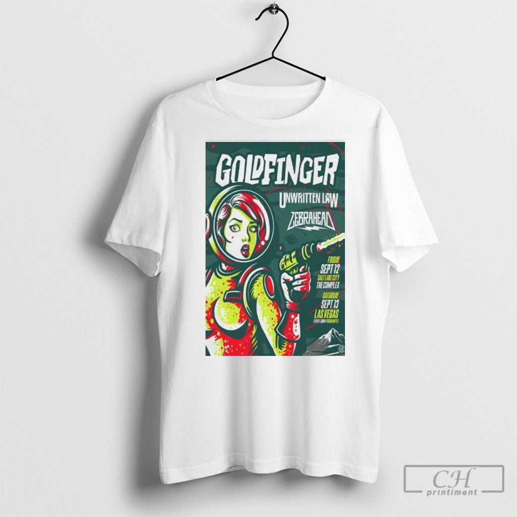 Goldfinger Sep 12 2025 The Rockwell Salt Lake City Ut Shirt Sweater Unisex T-shirt, Sweatshirt, Hoodie, Long Sleeve Tee - T-Shirt, Sweatshirt, Hoodie