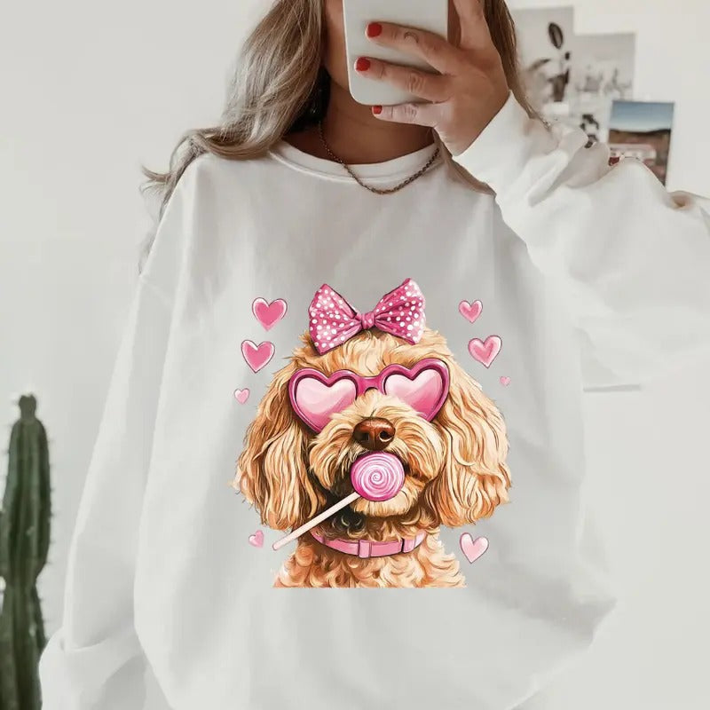 Golden Doodle ~ Relaxed Fit Printed USA Womenswear Casual Comfortable T-Shirts, Hoodie, Sweatshirt - T-Shirt, Sweatshirt, Hoodie
