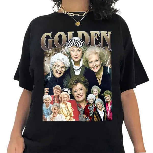 Golden Vintage Shirt Woman Man_TShirt Him T-Shirts, Hoodie, Sweatshirt - T-Shirt, Sweatshirt, Hoodie