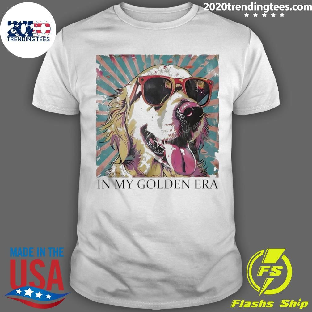 Golden Retriever Sunglass In My Golden Era Shirt Unisex T-shirt, Sweatshirt, Hoodie, Long Sleeve Tee - T-Shirt, Sweatshirt, Hoodie