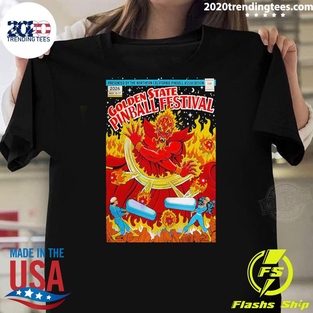 Golden State Pill Festival Lodi CA May 2026 Shirt Unisex T-shirt, Sweatshirt, Hoodie, Long Sleeve Tee - T-Shirt, Sweatshirt, Hoodie