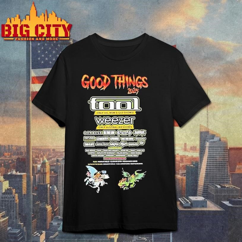 Good Things Festival Full Lineup Australia And New Zealand Shows On December 5 6 7 2025 Shirt - T-Shirt, Sweatshirt, Hoodie