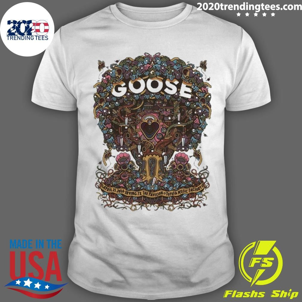 Goose April 25, 2026 Irving, TX Event Tee Shirt Unisex T-shirt, Sweatshirt, Hoodie, Long Sleeve Tee - T-Shirt, Sweatshirt, Hoodie