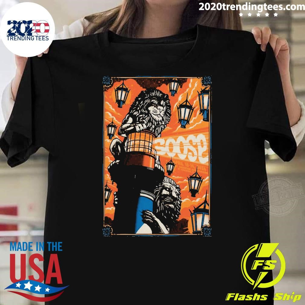 Goose On April 18-19 2026 In St. Augustine, FL Tour Shirt Unisex T-shirt, Sweatshirt, Hoodie, Long Sleeve Tee - T-Shirt, Sweatshirt, Hoodie