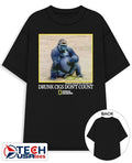 Gorilla smoking drunk cigs dont count shirt Unisex T-shirt, Sweatshirt, Hoodie, Long Sleeve Tee - T-Shirt, Sweatshirt, Hoodie