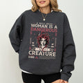 Gothic Well Read Woman Is Dangerous Creature Feminist Vintage Bookish Shirt Intellectual Book Librarian T-Shirts, Hoodie, Sweatshirt - T-Shirt, Sweatshirt, Hoodie
