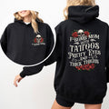 Gothic F Bomb Mom Tattoos Pretty Eyes Thick Thighs Mama Tatted Moms Club Mom T-Shirts, Hoodie, Sweatshirt - T-Shirt, Sweatshirt, Hoodie