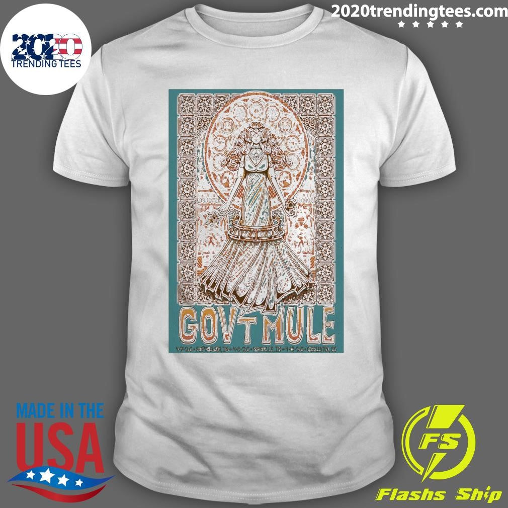 Govt Mule Shows April 2026 Shirt Unisex T-shirt, Sweatshirt, Hoodie, Long Sleeve Tee - T-Shirt, Sweatshirt, Hoodie