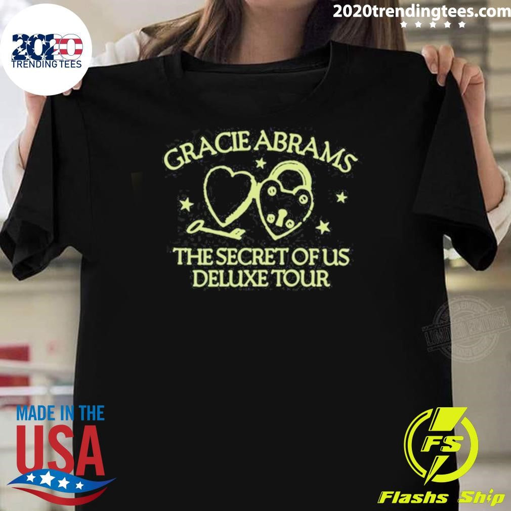 Gracie Abrams The Secret Of US Deluxe Tour Shirt Unisex T-shirt, Sweatshirt, Hoodie, Long Sleeve Tee - T-Shirt, Sweatshirt, Hoodie