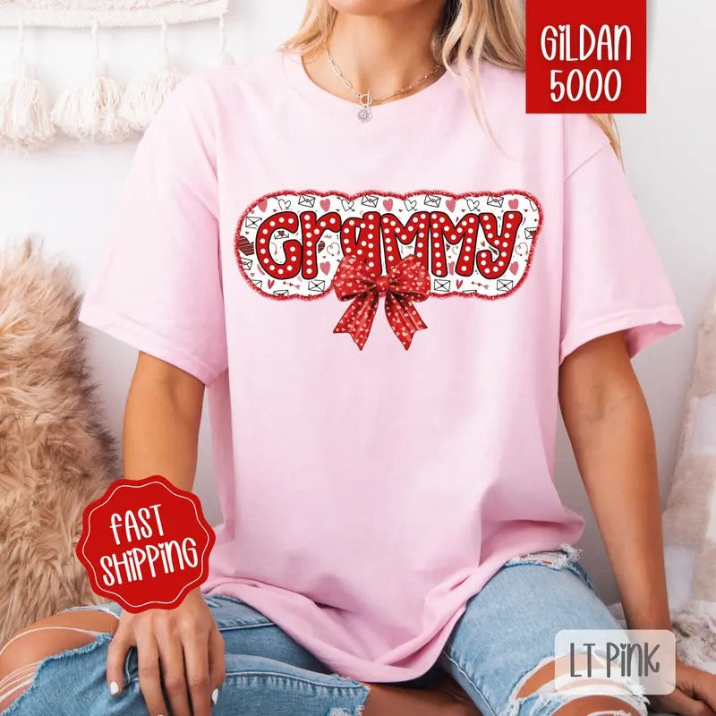 Grammy Valentine Shirt Gildan Cute Plus Sizes T-Shirts, Hoodie, Sweatshirt - T-Shirt, Sweatshirt, Hoodie