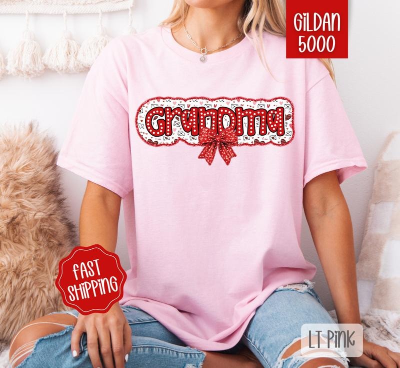 Grandma Valentine Shirt Gildan Cute Plus Sizes T-Shirts, Hoodie, Sweatshirt - T-Shirt, Sweatshirt, Hoodie