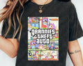 Grannies Theft Auto Movies Characters Bluey Dog Friends T-Shirts, Hoodie, Sweatshirt - T-Shirt, Sweatshirt, Hoodie