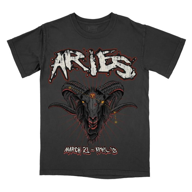 Aries Zodiac Sign Comfort Colors Horoscope Shirt Astrology T-Shirts, Hoodie, Sweatshirt - T-Shirt, Sweatshirt, Hoodie