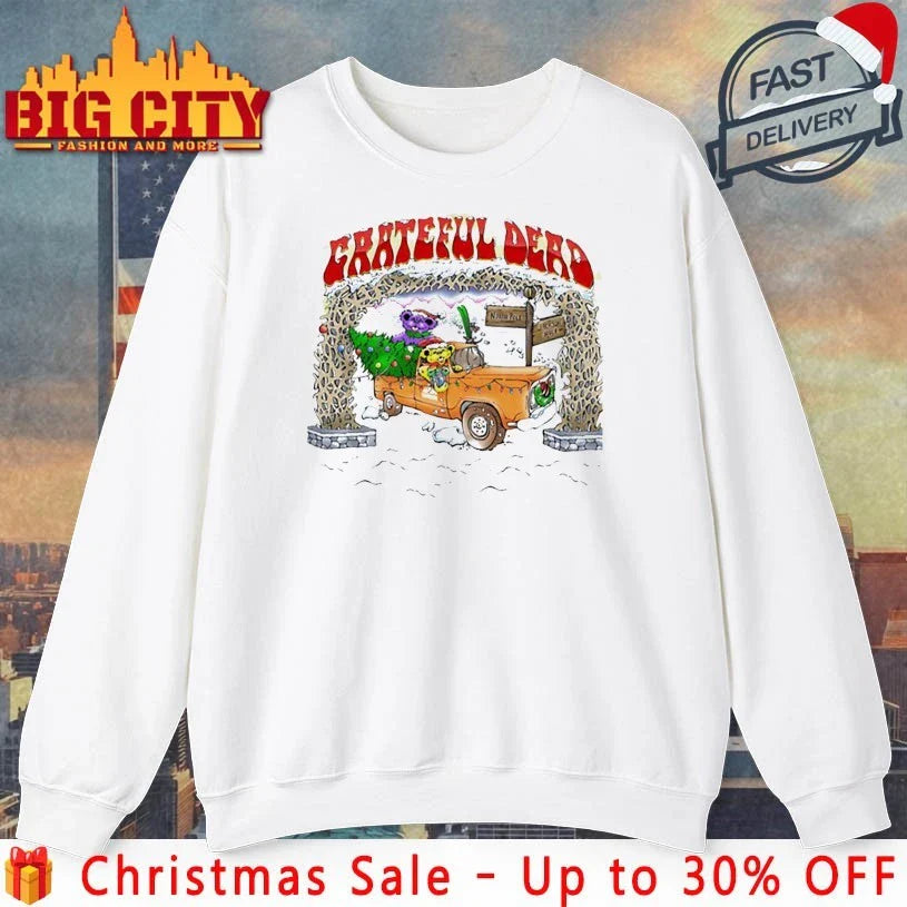 Grateful Dead X Peter Forsythe Truckin Through The Snow shirt Unisex T-shirt, Sweatshirt, Hoodie, Long Sleeve Tee - T-Shirt, Sweatshirt, Hoodie