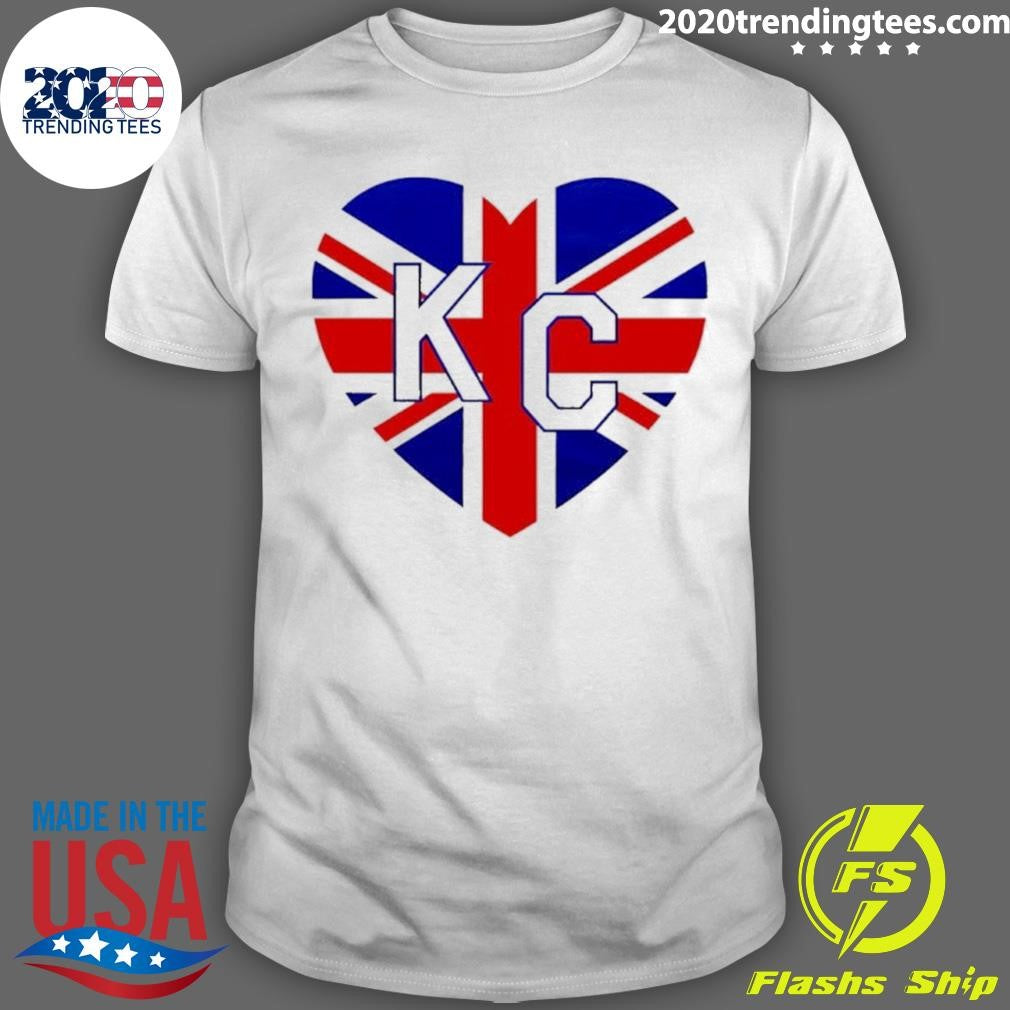 Great Britain Kansas City Kc In Heart Shirt Unisex T-shirt, Sweatshirt, Hoodie, Long Sleeve Tee - T-Shirt, Sweatshirt, Hoodie