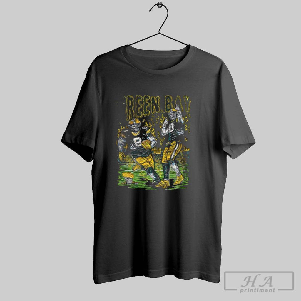 Green Bay Packers Zombie Football Players Halloween Graphic Unisex T-shirt, Sweatshirt, Hoodie, Long Sleeve Tee - T-Shirt, Sweatshirt, Hoodie