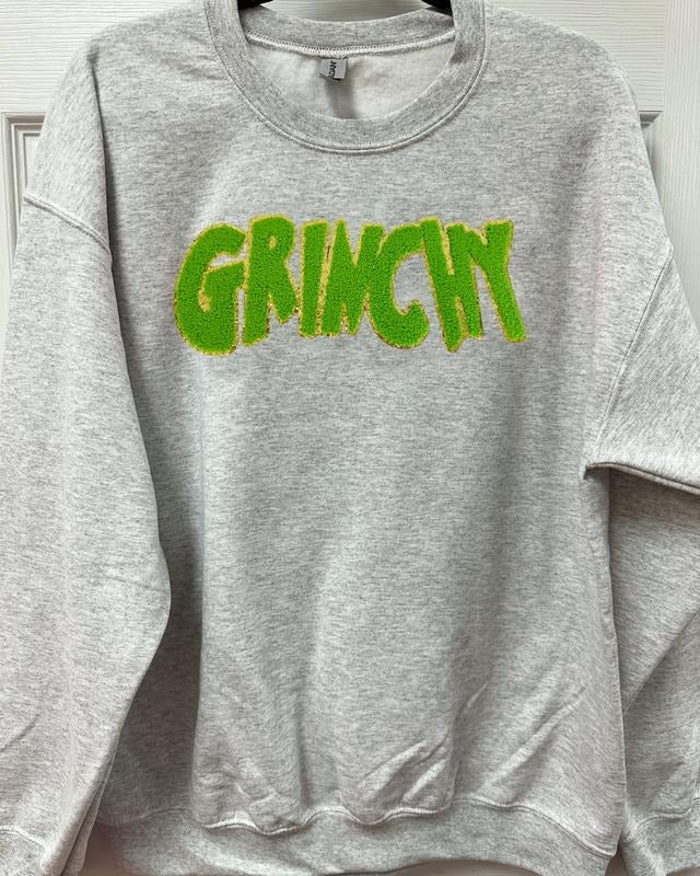 Green Chenille Patch ASH GREY T-Shirts, Hoodie, Sweatshirt - T-Shirt, Sweatshirt, Hoodie
