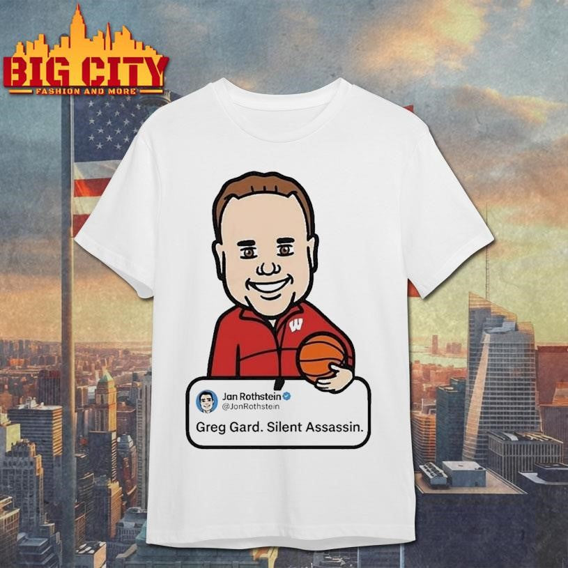 Greg Gard Silent Assassin Jon Rothstein Shirt Unisex T-shirt, Sweatshirt, Hoodie, Long Sleeve Tee - T-Shirt, Sweatshirt, Hoodie