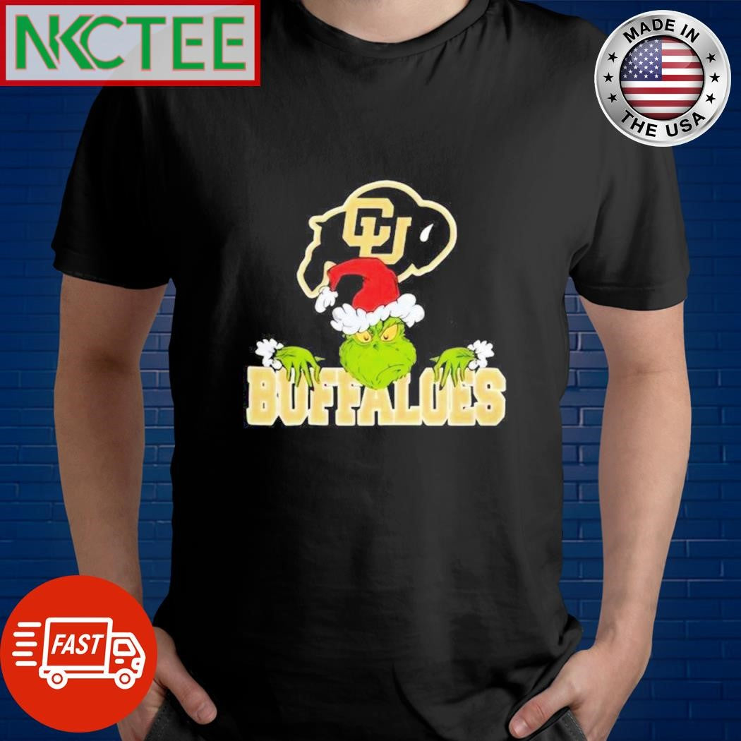 Grinch Colorado Buffaloes Christmas shirt Unisex T-shirt, Sweatshirt, Hoodie, Long Sleeve Tee - T-Shirt, Sweatshirt, Hoodie