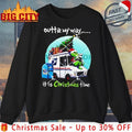 Grinch USPS Outta My Way It Is Christmas Time shirt Unisex T-shirt, Sweatshirt, Hoodie, Long Sleeve Tee - T-Shirt, Sweatshirt, Hoodie