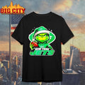 Grinch wearing Santa x New York Jets hat Christmas shirt Unisex T-shirt, Sweatshirt, Hoodie, Long Sleeve Tee - T-Shirt, Sweatshirt, Hoodie