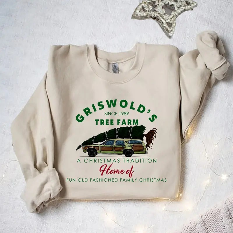 Griswolds Griswolds Tree Farm Shirt Fun Old Fashioned Family Cute Xmas Griswold Teestyle{N002}2 T-Shirts, Hoodie, Sweatshirt - T-Shirt, Sweatshirt, Hoodie