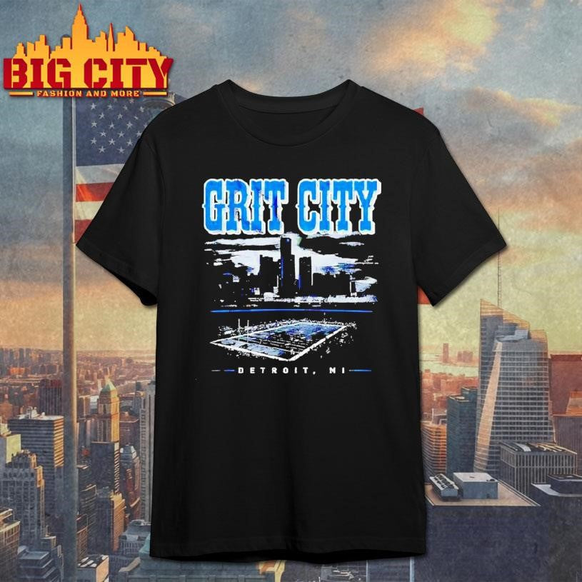 Grit City Detroit Mi Graphic Shirt Unisex T-shirt, Sweatshirt, Hoodie, Long Sleeve Tee - T-Shirt, Sweatshirt, Hoodie
