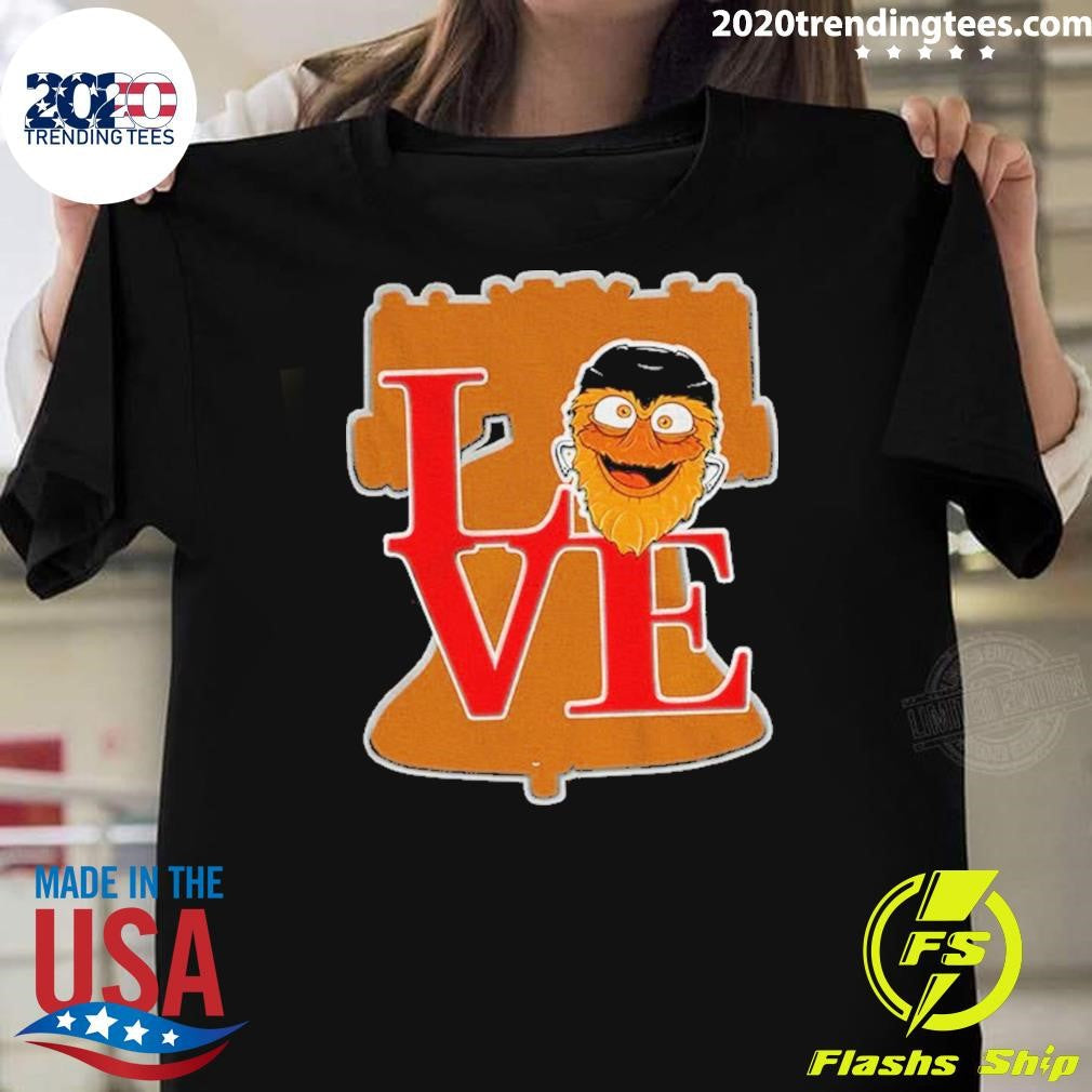 Gritty Love Philadelphia Flyers Hockey Mascot Nhl 2026 Shirt Unisex T-shirt, Sweatshirt, Hoodie, Long Sleeve Tee - T-Shirt, Sweatshirt, Hoodie